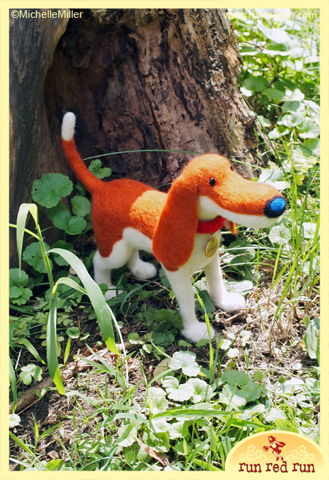 Run Red Run Needle Felted Scout Untold Tales of Bigfoot